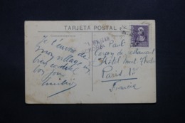 ESPAGNE - Marque De Censure De Gerona Sur Carte Postale De Arbucies Pour Paris En 1939 - L 42583 - Bolli Di Censura Repubblicana