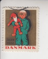 Denemarken Kerstvignet Cat.AFA Julemaerken Norden: Uitgifte Door Danmark Julemaerke Komitéen Jaar 1932 - Fogli Completi