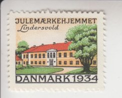 Denemarken Kerstvignet Cat.AFA Julemaerken Norden: Uitgifte Door Danmark Julemaerke Komitéen Jaar 1934 Zonder Gom - Feuilles Complètes Et Multiples