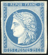 (*) N°4, 25c. Bleu. Très Beau D'aspect. SUP. - 1849-1850 Cérès