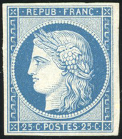 (*) N°4, 25c. Bleu. Très Beau D'aspect. SUP. - 1849-1850 Ceres