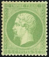 * N°20, 5c. Vert. SUP. - 1862 Napoléon III.