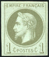 * N°25d, 1c. Bronze. Réimpression Granet. SUP. - 1863-1870 Napoléon III Lauré