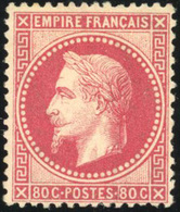 * N°32a, 80c. Rose Carminé. TB. - 1863-1870 Napoléon III Lauré