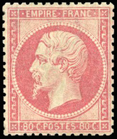 * Petit Ensemble Empire Dentelés Et Laurés. N°20 X 2, 21, 23, 24, 25x2, 26B, 27B, 28B, 29A, 29B Et 32. Neufs Et Obl. B à - 1863-1870 Napoléon III Con Laureles