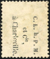 O N°38x2 + 54 + 57, 10c. + 40c. + 80c. Inscriptions Diverses Au Verso De Maison De Commerce Pour Lutter Contre Le Vol. T - 1870 Siège De Paris