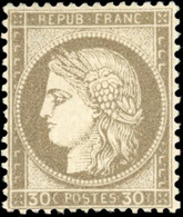 ** N°56, 30c. Brun. TB. - 1871-1875 Cérès
