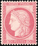 * N°57, 80c. Rose. Léger Décentrage. SUP. - 1871-1875 Cérès