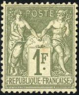 * N°72, 1Fr. Bronze. Très Bon Centrage. TB. - 1876-1878 Sage (Type I)