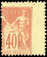 * N°94, 40c. Rouge-orange. Impression Très Décalée. TB. - 1876-1878 Sage (Type I)