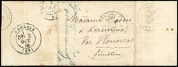 O Pli Confié Des ETATS UNIS. Lettre Manuscrite De PARIS Du 27 SEPTEMBRE 1870 Frappée De La Griffe De Franchise Du ''Gouv - Guerre De 1870