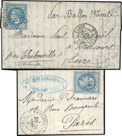 O Lettre Manuscrite De DRUCOURT Du 28 Septembre 1870 Affranchie Avec 20c. Lauré, Frappée Du Cachet à Date De THIBERVILLE - Guerre De 1870