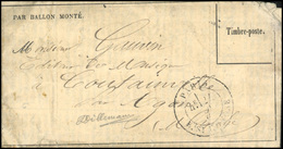 O LEVILLE D'ORLEANS. Gazette Des Absents N°10 (timbre Absent) Frappée Du CàD De PARIS - R. ST-HONORE Du 24 Novembre 1870 - Guerre De 1870