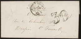 O Lettre écrite De SEBASTOPOL Du 26 Février 1856 à Destination D'ORLEANS Frappée Du CàD De L'ARMEE D'ORIENT. B. - 1849-1876: Klassik