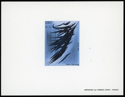 (*) N°2110, Epreuve De Luxe. 4F. Œuvre De Hans Hartung. SUP. - Autres & Non Classés