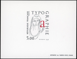 (*) N°2407, Epreuve De Luxe. 5F. La Typographie. SUP. - Autres & Non Classés