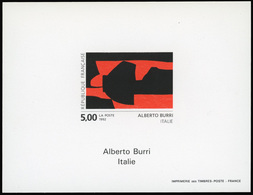 ** N°2780, 5F. Alberto Burri. Bloc ND Avec Gomme. SUP. - Autres & Non Classés