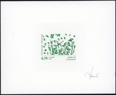 (*) N°2914, Epreuve D'artiste Signée, Avec Cachet à Sec De L'imprimerie, En Vert. 6F.70 Georg Baselitz. SUP. - Autres & Non Classés