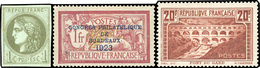 * Ensemble De Timbres De FRANCE. Quelques Timbres Classiques Et Timbres Modernes. Timbres Avec Et Sans Charnières. Très  - Otros & Sin Clasificación