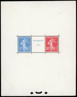 ** N°2, Bloc ''Strasbourg'' 1927. Pli . TB. - Other & Unclassified