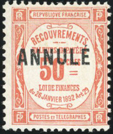 * N°470, 50c. Rouge. Surcharge A. TB. - Cours D'Instruction