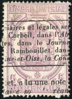 O N°10, 5c. Lilas. Obl. TB. - Journaux