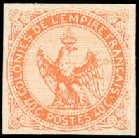 (*) N°1/3 +5, Essais Type Aigle. 6 Pièces Sur Papier Mince Ou Carton. SUP. - Altri & Non Classificati