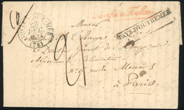 O Document Notarial Incomplet D'ALGER Du 19 Décembre 1834, à Destination De PARIS. Document Avec Taxe Manuscrite ''21'', - Autres & Non Classés