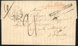 O Document Notarial Incomplet D'ALGER Du 19 Décembre 1834, à Destination De PARIS. Document Avec Taxe Manuscrite ''21'', - Otros & Sin Clasificación