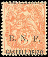 (*) N°3a, 3c. Orange. ''CASTELLORIZO'' Doublé. SUP. - Autres & Non Classés