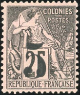 * N°1/ 5, Ensemble De Timbre De Cochinchine. N°1 à N°5. 17 Valeurs. Neuf Et Obl. B à SUP. - Otros & Sin Clasificación