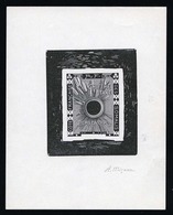 (*) 1915. Epreuve En Noir. Grand Format, Signée MIGNON. SUP. R. - Autres & Non Classés