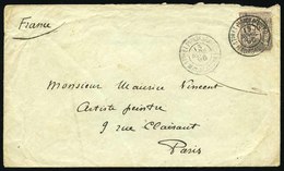 O Timbre De France N°97. 25c. (déf.) Obl. CàD ''MADAGASCAR 1-TOR ET PES AUX ARMEES 13 Avril 96'' S/lettre à Destination  - Autres & Non Classés