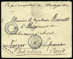 O Lettre Sans Timbre Expediée De MAJUNGA 5 Mars 1899 à Destination De PARIS. TB - Otros & Sin Clasificación