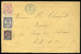 O N°30+ 63 Et 67, 3 Valeurs Obl. CàD N°20 En Haut MADAGASCAR 20 Mai 1904 S/lettre à Destination De La FRANCE. TB. - Otros & Sin Clasificación