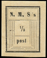 (*) N°3, 1/3e. Noir. SUP. - Autres & Non Classés