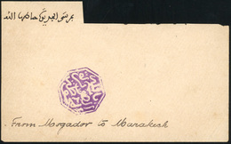 O MOGADOR. Cachet Octogonal Violet. S/lettre Quasiment Complète à Destination De MARRAKECH. TB. - Otros & Sin Clasificación