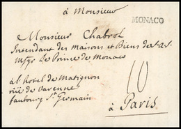 O MARQUE POSTALE. Lettre à Destination De PARIS Du 17 OCTOBRE 1765. Taxe 10 Sols. SUP. - Autres & Non Classés