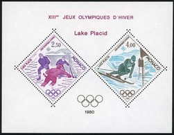 ** N°12, Bloc Spéciaux. Jeux Olympique Lake Placid 1980. SUP. - Autres & Non Classés