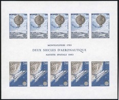 ** N°25a, 1.80 MONTGOLFIERE 1783. + 2.60 NAVETTE SPATIALE 1983. ND. (Cote 540€). TB. - Otros & Sin Clasificación