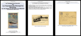 * Etude Sur Le Transport Du Courrier Par Les Paquebots Des Messageries Maritimes Sur Les Lignes De Marseille à La Réunio - Otros & Sin Clasificación