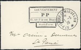 O Ensemble De 5 Lettres De 1926 Avec Cachet ''Gouvernement - PP ; PP 005 Et PP 030''. TB à SUP. - Autres & Non Classés