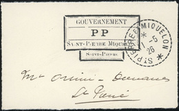 O Ensemble De 5 Lettres De 1926 Avec Cachet ''Gouvernement - PP ; PP 005 Et PP 030''. TB à SUP. - Otros & Sin Clasificación