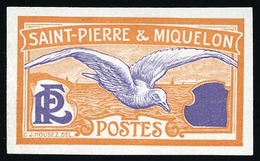 (*) N°110, Type Goeland. Essai De 1909 De Couleur Orange Et Violet. SUP. - Otros & Sin Clasificación