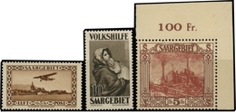 * Collection De Timbres De SARRE Des Années 1920 Jusqu'au Années 1960. Timbres Neufs Avec Et Sans Charnières. Très Bon E - Otros & Sin Clasificación