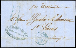 O Archive Du 5 Juin 1862 ''E. Bertrand - Bolande CASAMANCE - Colonie De Gorée - Afrique Occidentale'' à Destination De S - Autres & Non Classés