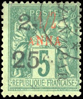 O N°32f, 2 1/2 Et 25c. S. 1/2 A. Surcharge Rouge Type VII. TB. - Otros & Sin Clasificación