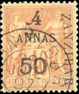 O N°36g, 5 Et 50c. S. 4a. Surcharge Type VIII. TB. - Otros & Sin Clasificación