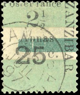 O N°42b, 2 1/2a. Et 25c. Vert-pâle. Type III. Obl. SUP. - Otros & Sin Clasificación