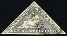 O N°5a, 6p. Violet-gris. TB. - Cap De Bonne Espérance (1853-1904)